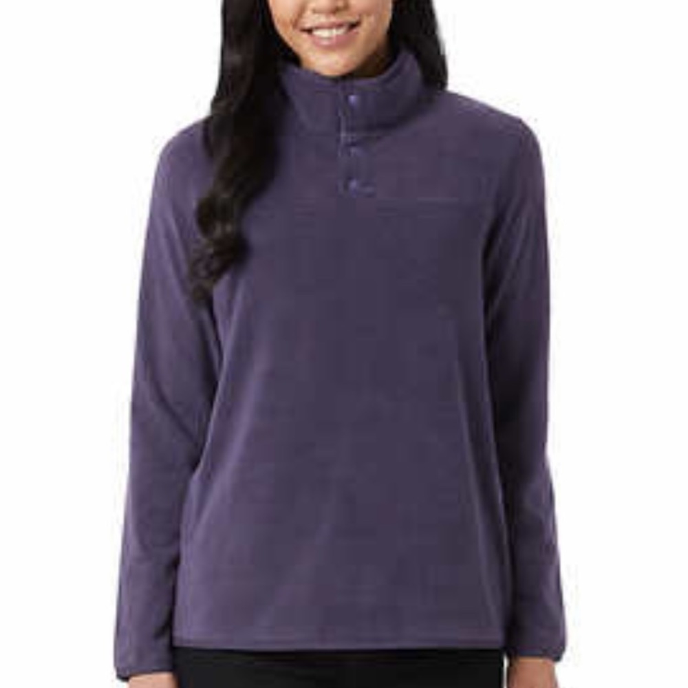 32 Deg Arctic fleece pullover with snap closure NWT